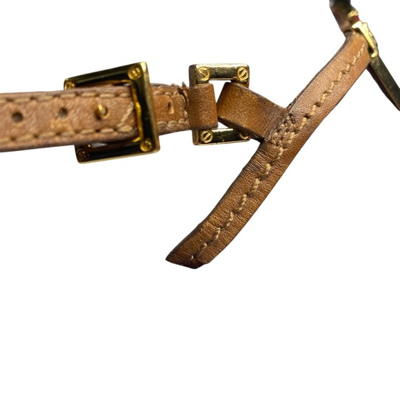 Tory Burch t logo thong Brown Wedge Sandals size 9 - Picture 6 of 11